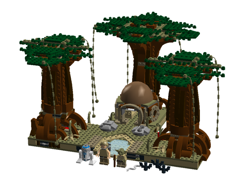 Lego yoda's hut clearance 2004