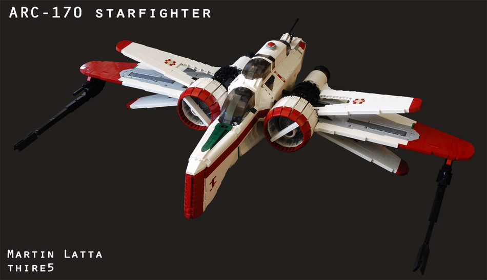 LEGO IDEAS ARC 170 starfighter UCS