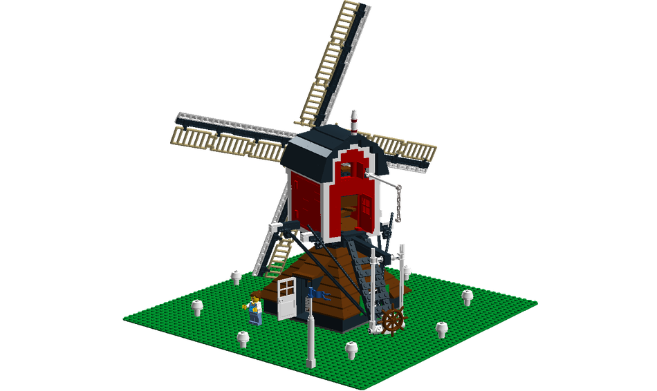 Lego windmill instructions hot sale