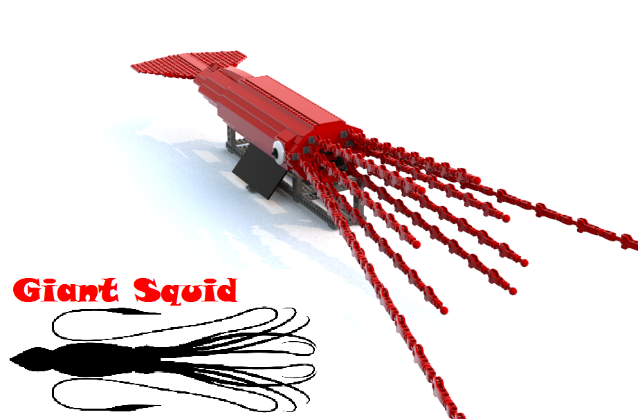 Lego store colossal squid