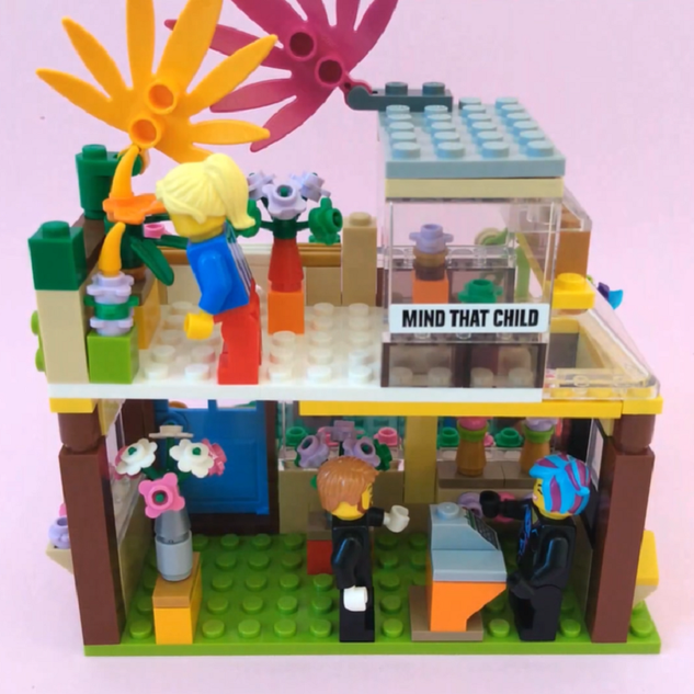 Lego best sale flower shop