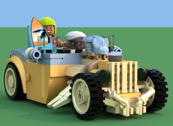 LEGO IDEAS - Beach Boy Hot Rod