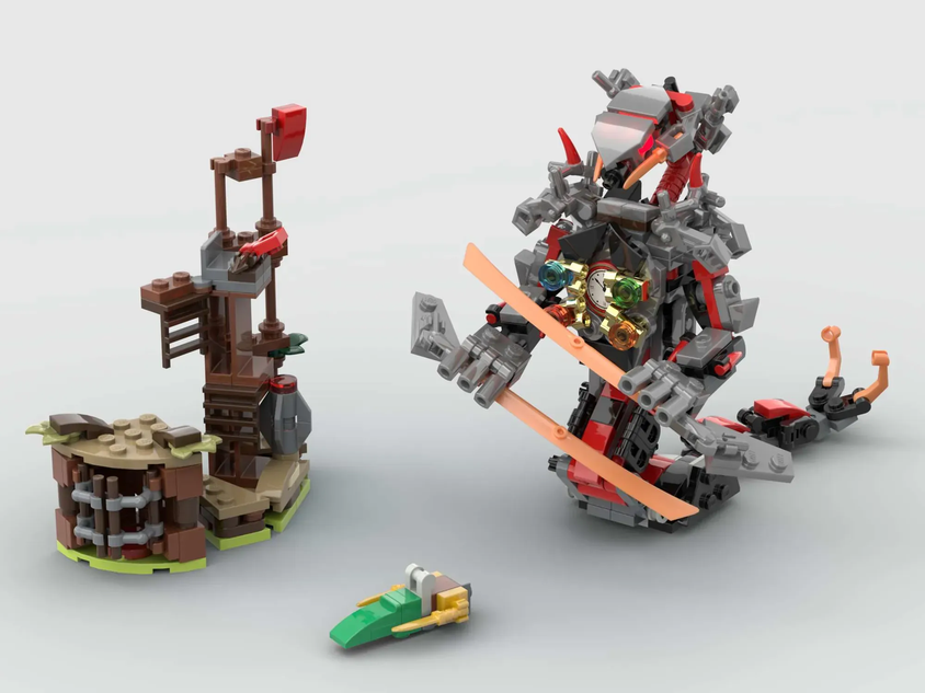 Lego ninjago best sale iron doom set