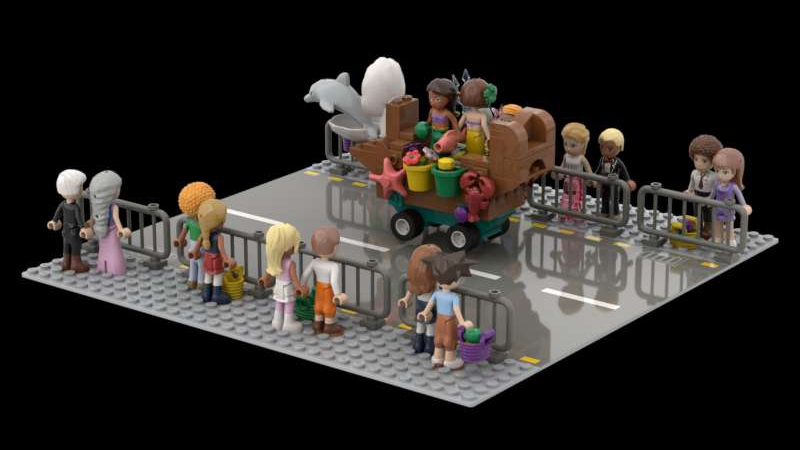 Lego Ideas Build That Holiday Into That Holiday Mardi Gras Parade Float