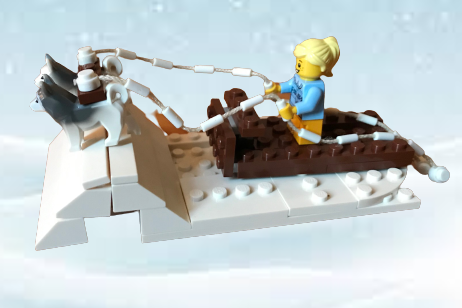 Lego husky hot sale sled team