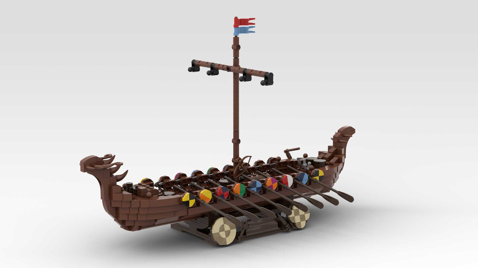 Lego discount viking boat