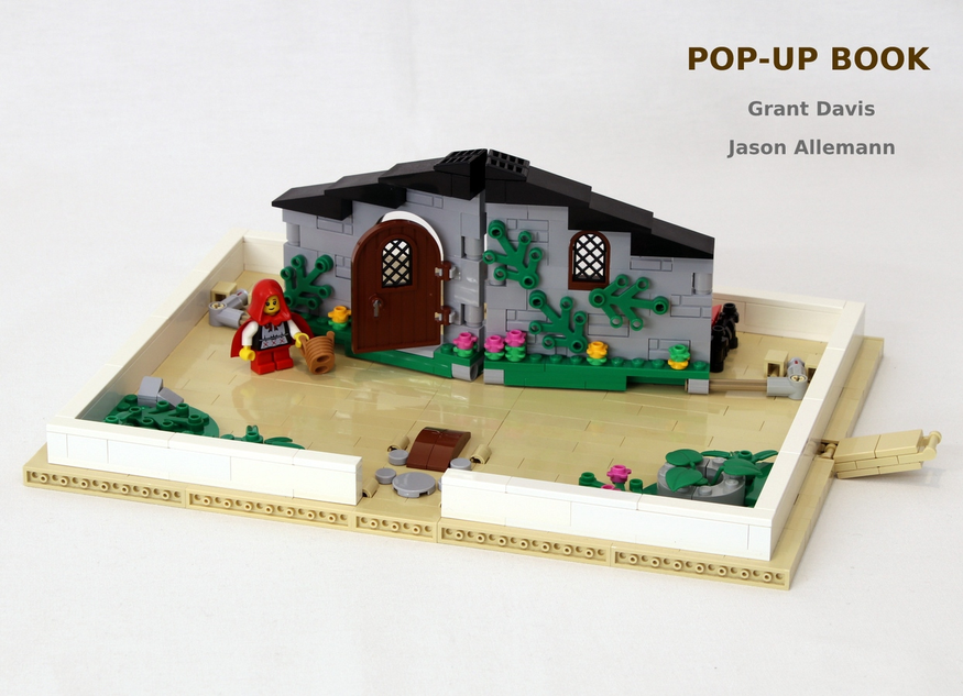 Pop up book lego hot sale set