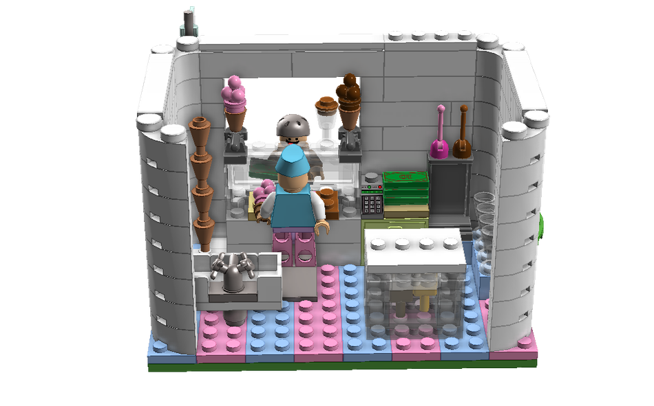 Lego ice 2024 cream parlour