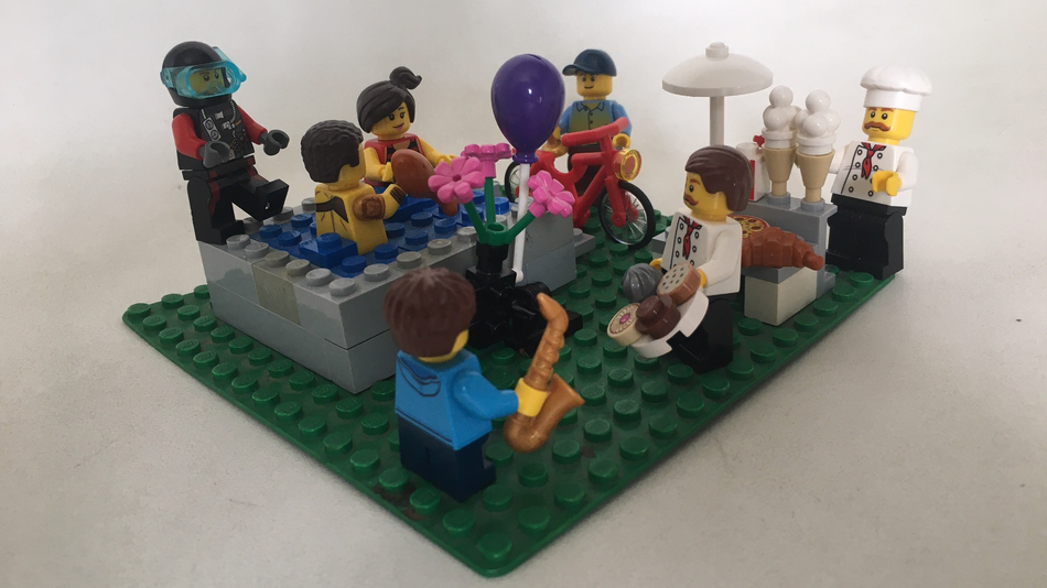 Lego pool best sale party ideas