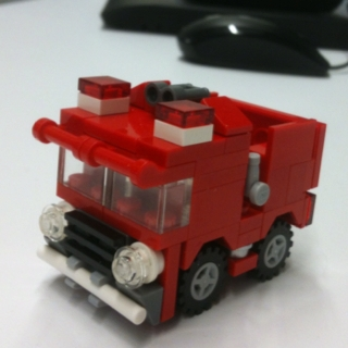 Small lego fire discount truck