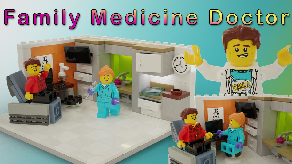 Lego doctors office on sale