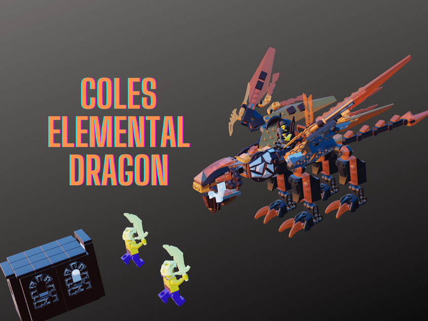 Lego ninjago best sale elemental dragons