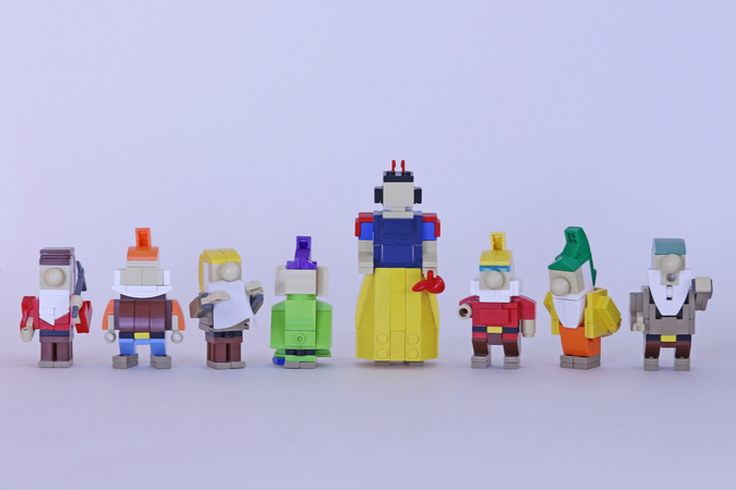 lego snow white and the seven dwarfs