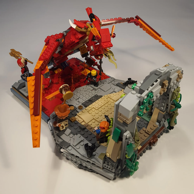 Lego dragon cave new arrivals