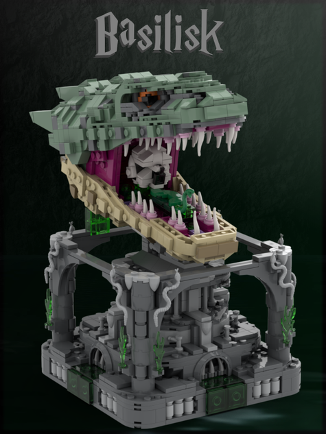 Lego Harry Potter Basilisk Snake 