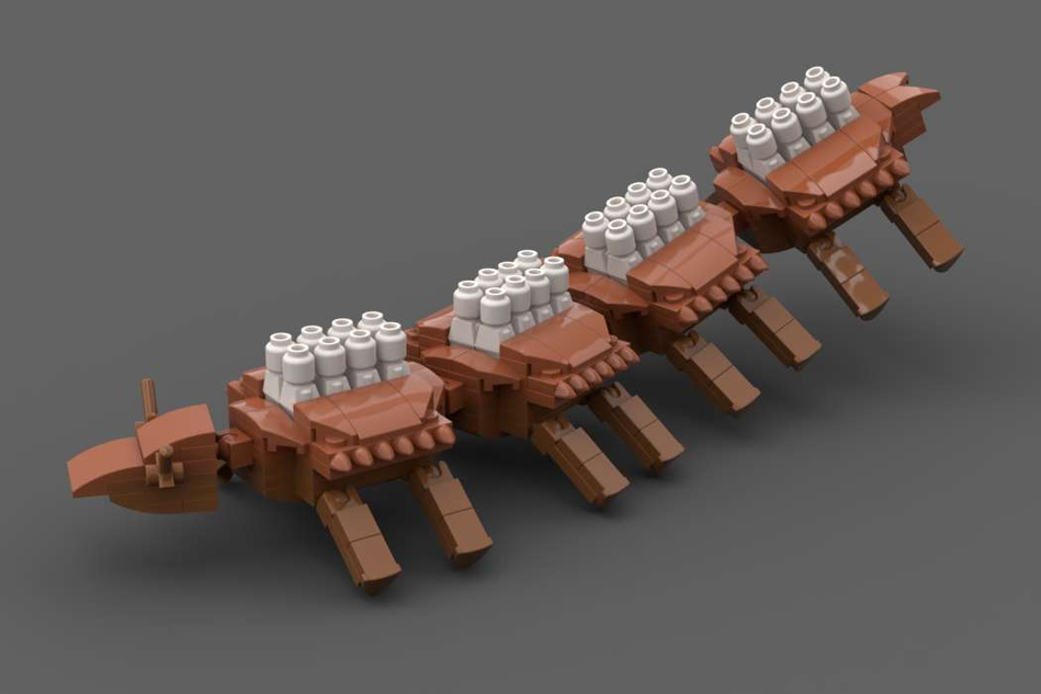 LEGO IDEAS Transform your LEGO bricks into wacky Bedrock inventions Bedrock Child Centipede Coaster