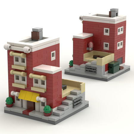 lego micro modular buildings
