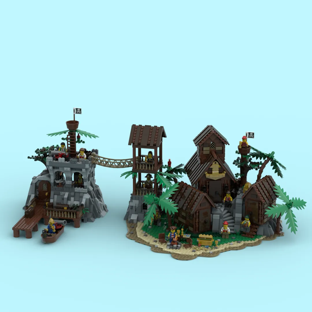 LEGO IDEAS 90th Anniversary Pirate Theme Celebrations Golden