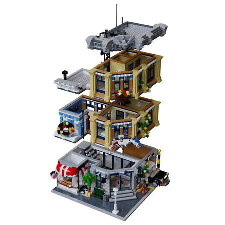 LEGO Ideas Brick Town Police Station Achieves 10 000 Supporters