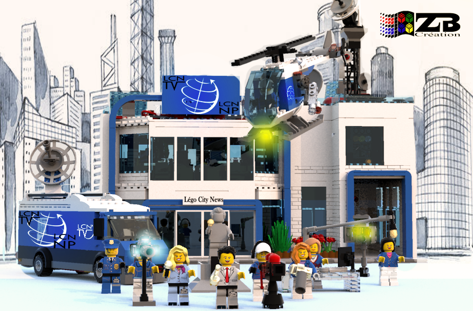 LEGO IDEAS - LEGO City News, Television Station