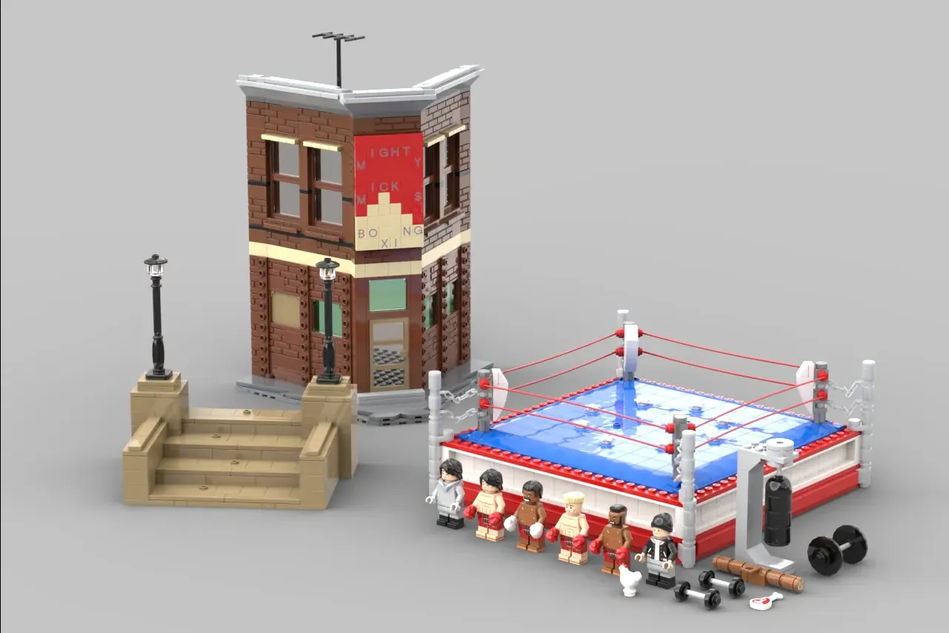 Boxing Arena In Lego