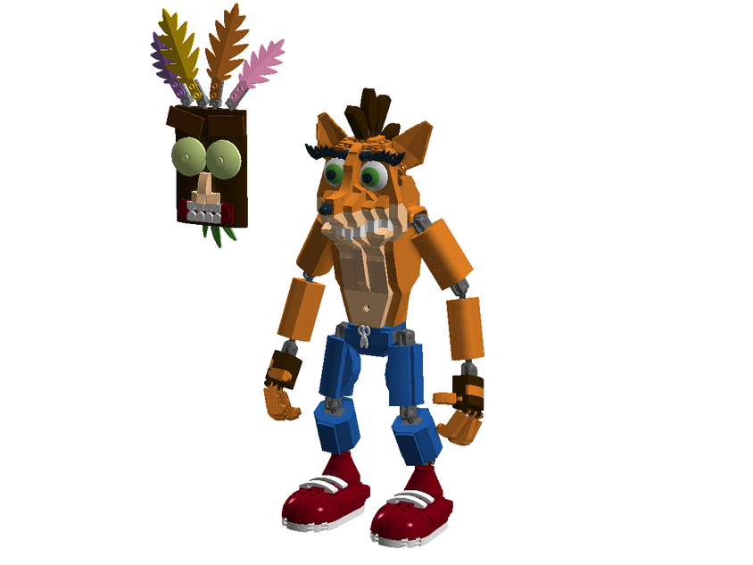 Crash bandicoot best sale lego minifigure