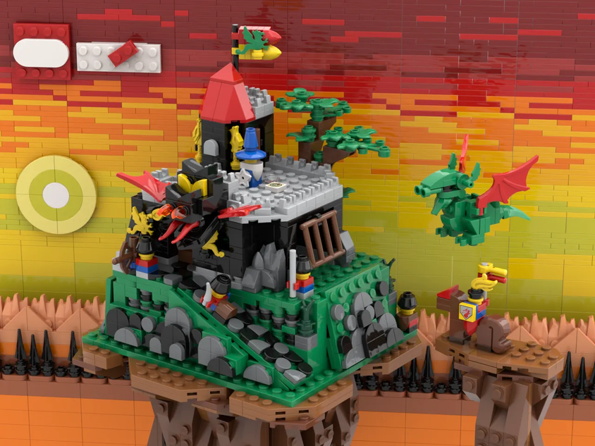 LEGO IDEAS - Dragon Castle