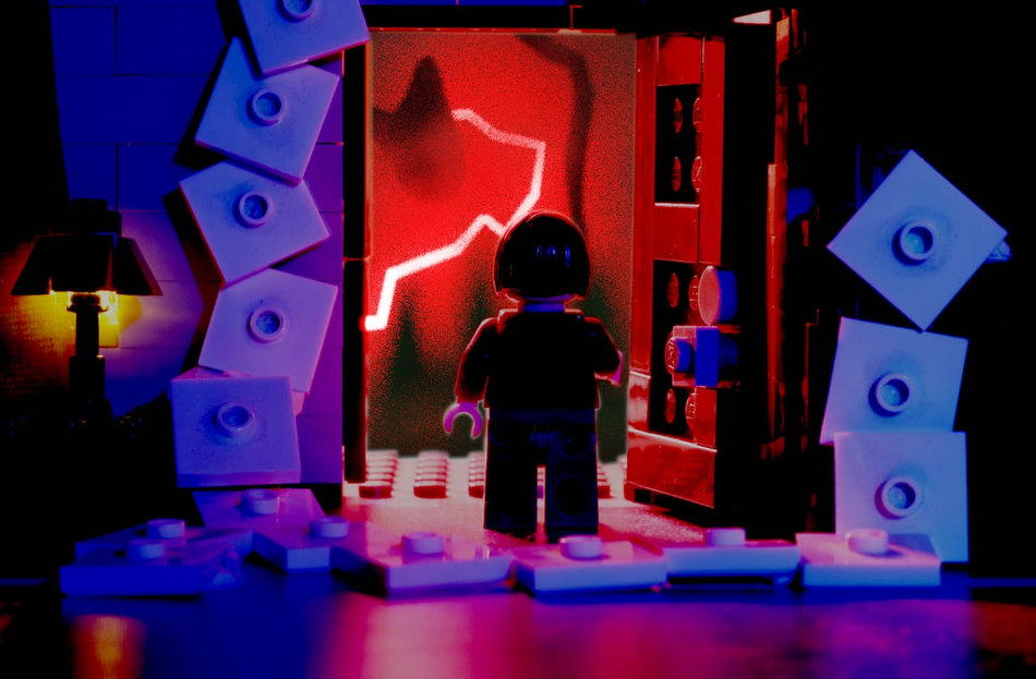 Lego stranger things online poster