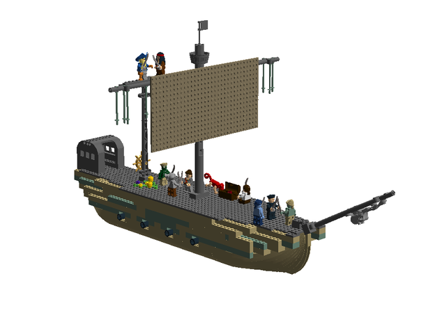 lego davy jones ship