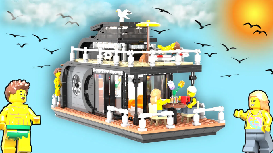 Lego boathouse hot sale