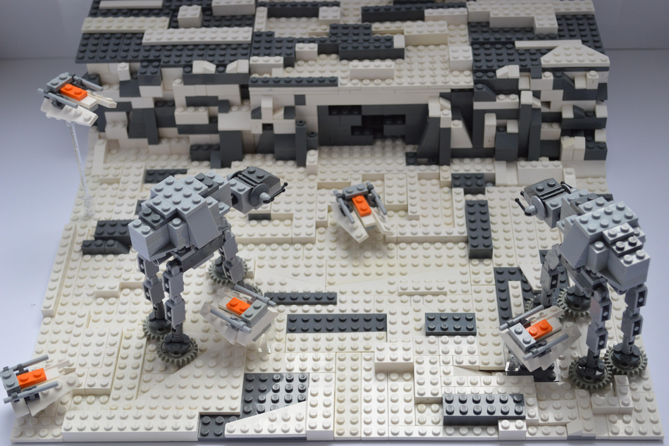 Lego star best sale wars hoth battle