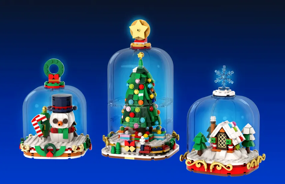 Lego deals snowglobe 2018