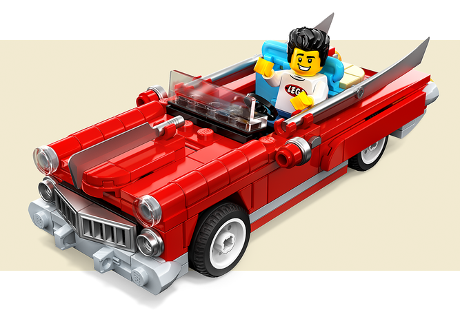 lego 1950s car