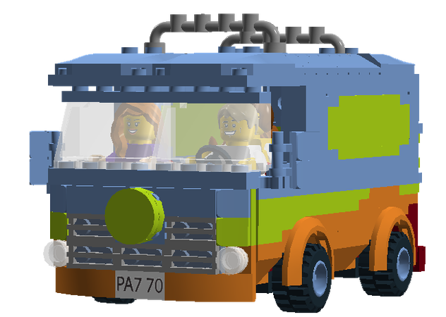 mystery machine lego set