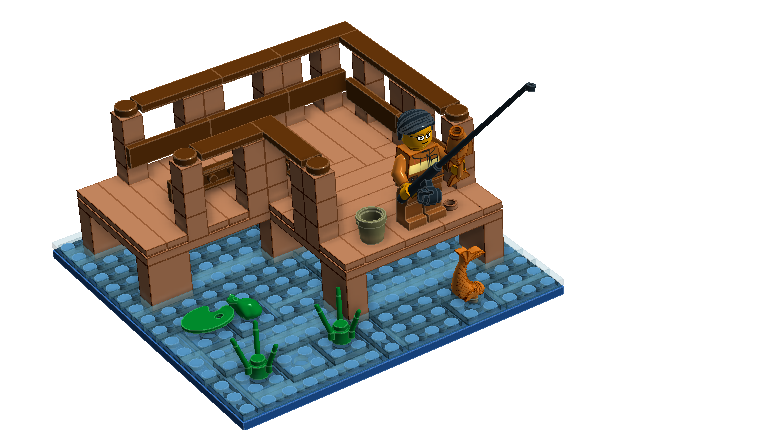 LEGO IDEAS - Build that holiday into THAT holiday! - ice fishing