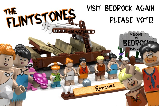 The flintstones lego online set