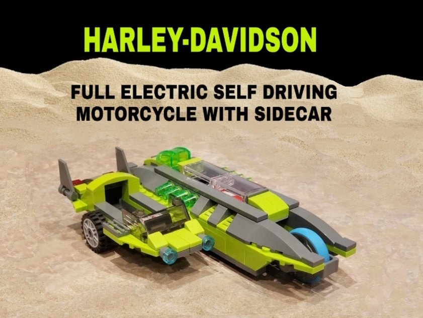 Lego sidecar online motorcycle