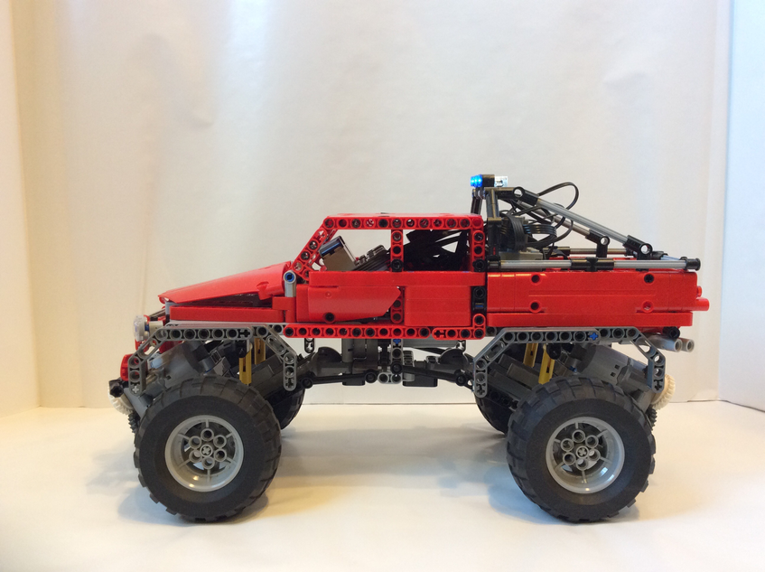 Lego best sale red truck