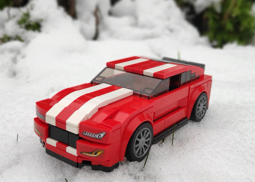 Eight of the nicest details in the Lego Ford Mustang GT