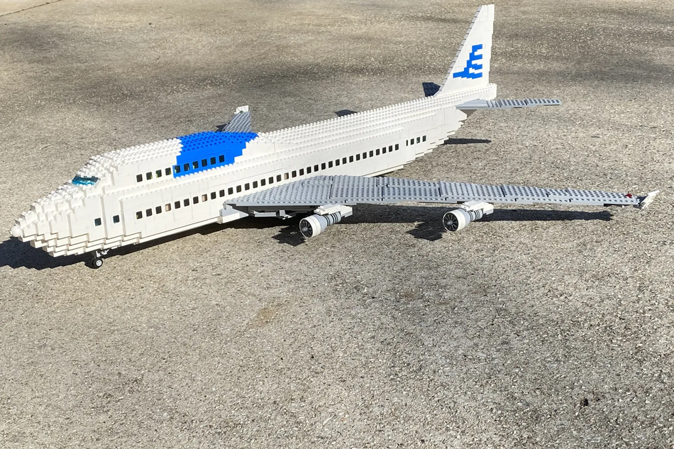 Custom Lego Passenger Plane