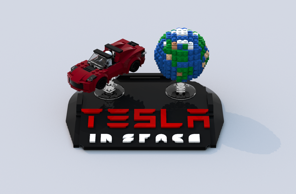 Lego tesla roadster 2020 hot sale