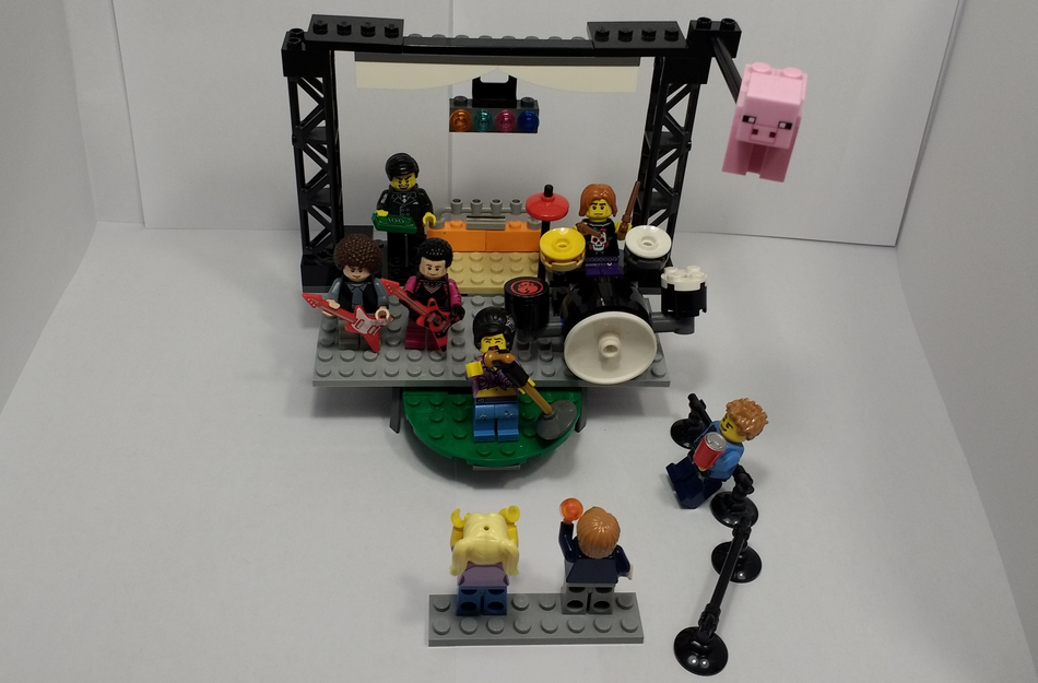 Lego rock hot sale band set