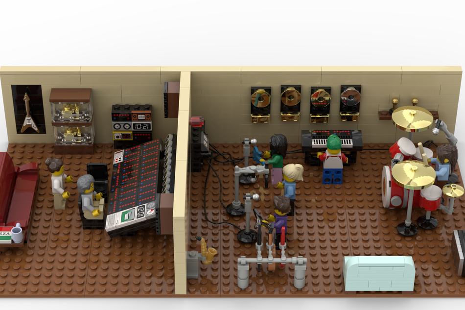 Lego store music studio