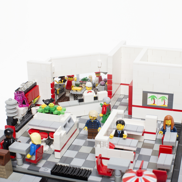 Lego burger restaurant new arrivals