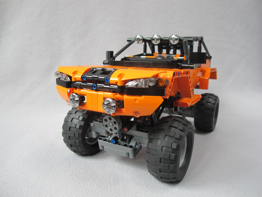 Lego sales orange truck