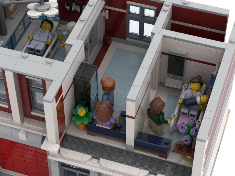 Lego best sale modular hospital