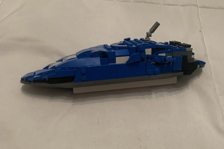 Lego store maglev train