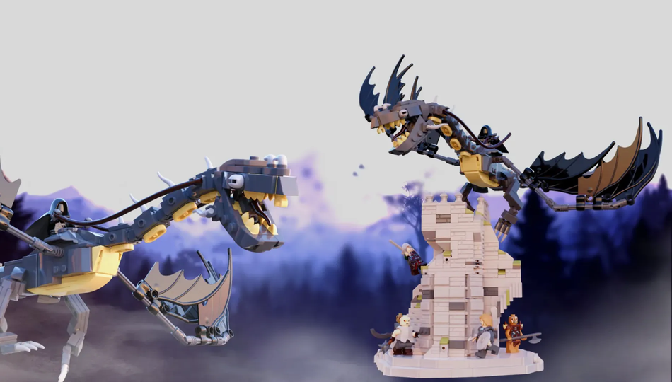 Instructions for Custom LEGO Dragon Uldrak the Cruel – B3 Customs