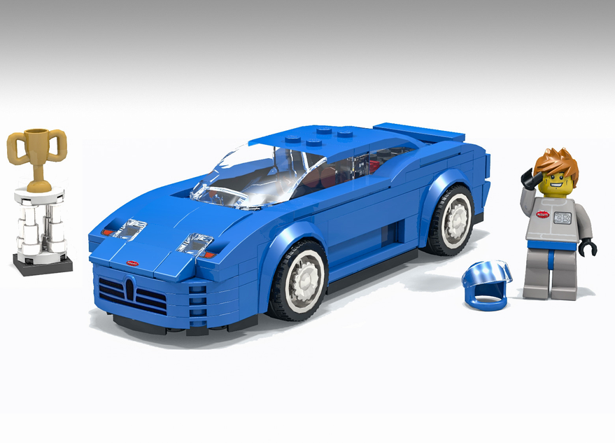 Lego bugatti centodieci sale