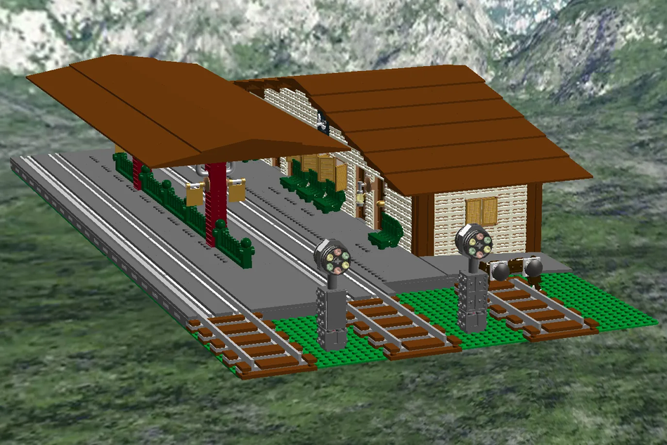 Lego train sale depot